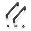 Ravinte 15 Pack 4 inch Hole Centers Matte Black Cabinet