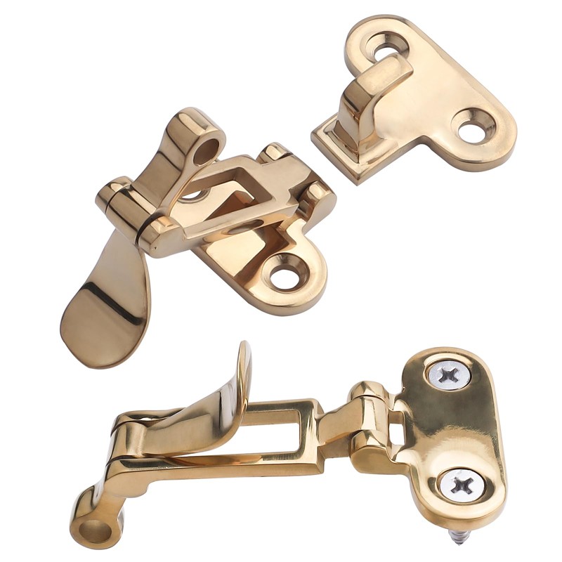 NovelBee 4pcs Boat Anti-Rattle Latch with Screws,Stainless Steel Lockable Hold