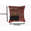Rastogi Handicrafts Decorative Throw Pillow Cases, Embroidered Cotton Cushion Cover