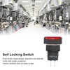 25Pcs Momentary Push Button Switch Self Locking Rectangle with Light