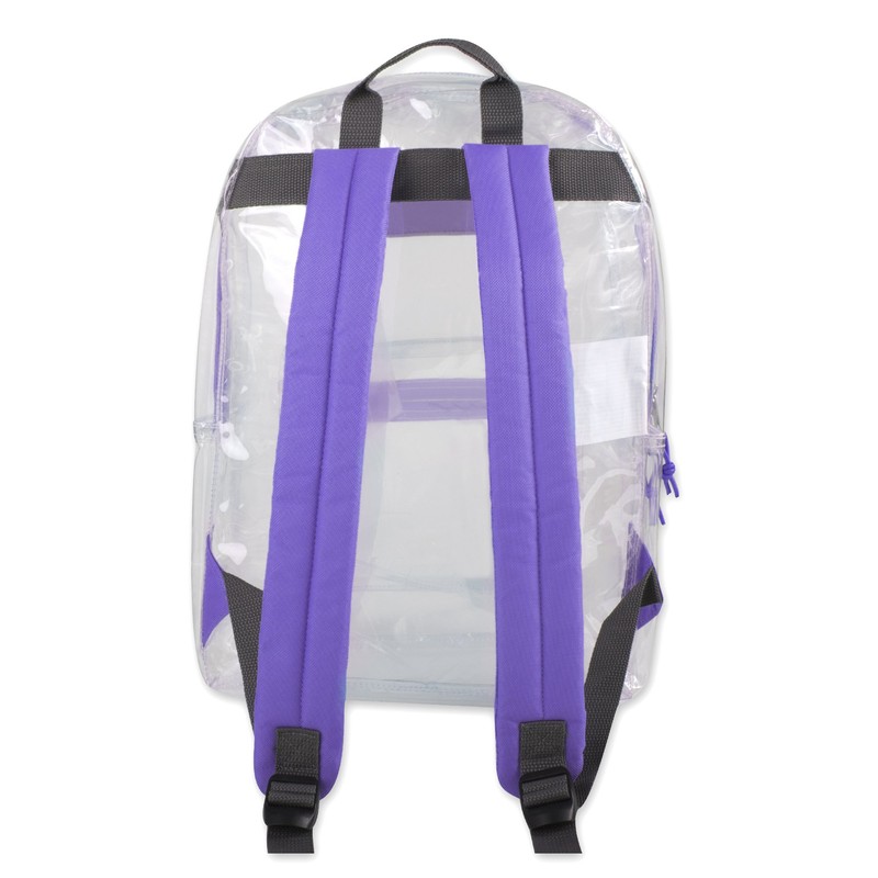 Trail maker Clear Backpack With Reinforced Straps For Security &
