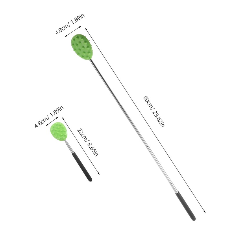 WOONEKY Telescoping Back Scratcher Stainless Steel Full Body Massage Tool