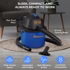 Koblenz WD-2L Portable Wet Dry Vacuum, 2-Gallon 2 PHP Suction