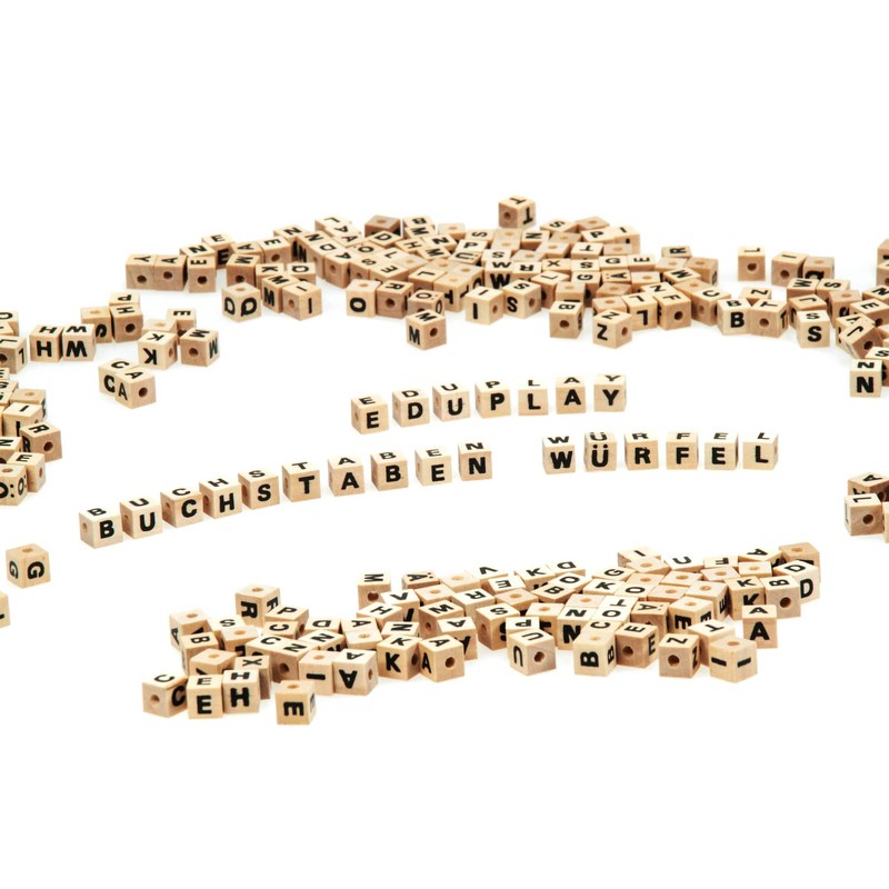 Eduplay 200075 Letter Cube About 300 Pieces'', Multi Colour