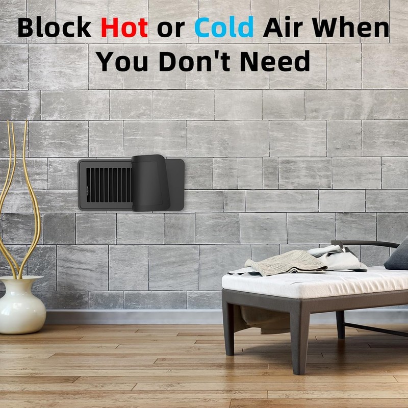 Magnetic Vent Covers (4 Pack) Vent Covers for Home Floor,