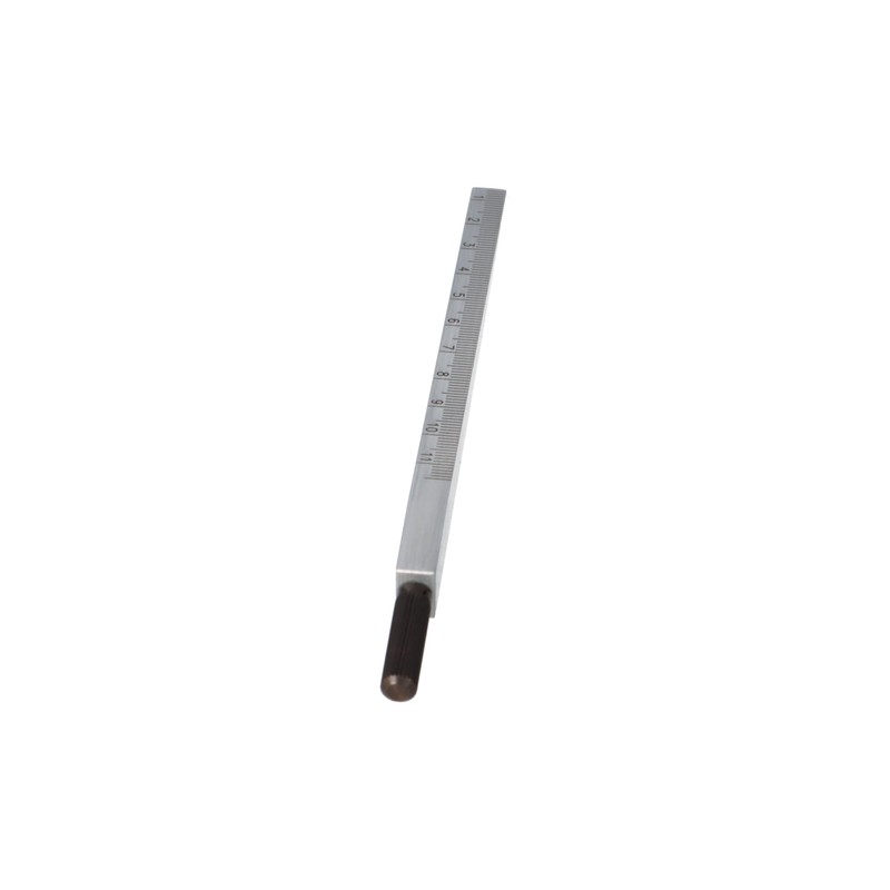 Measuring Wedge 0.5-7 mm Matt Chrome-Plated Steel 0.1 mm