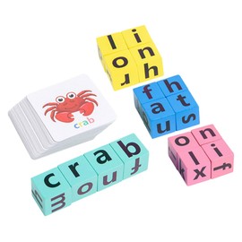 Sosoport 1set Montessori Spelling and Girls Alphabet Toys Phonics Toys Literacy