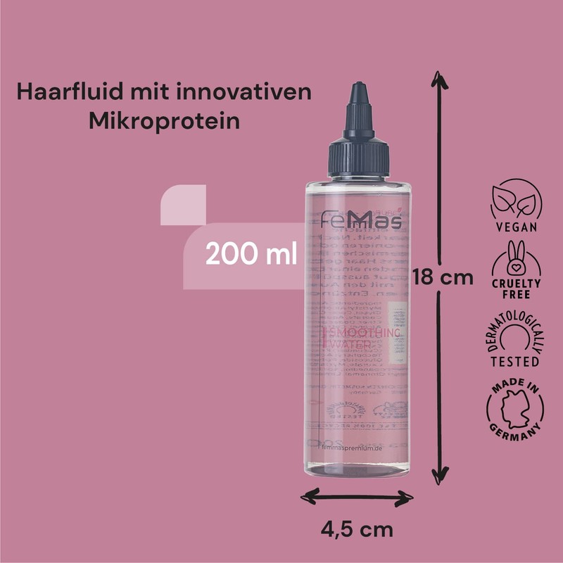 FemMas Pure Smoothing Water 200 ml Hair Fluid for Seconds