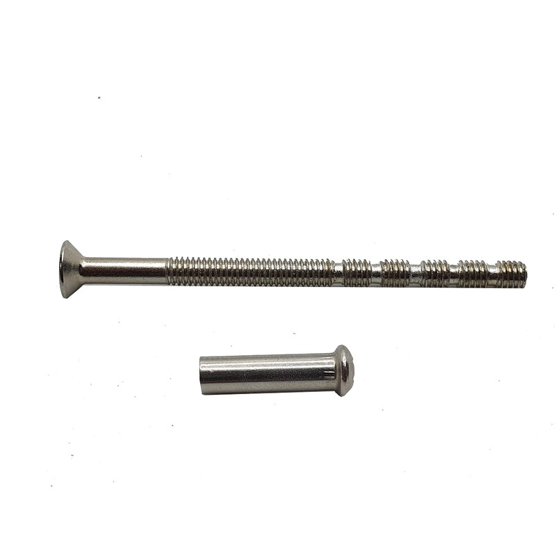 M4 Door Handle Screws with Connecting Sleeve Male to Female