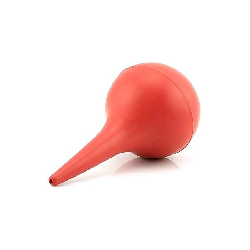 1Pcs Large Rubber Suction Ear Syringe Bulb Laboratory Tool Red