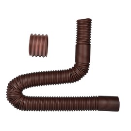 6.6ft Extra Flexible Pipe for POLARDAYS 3 inches Downspout Extender Pipe, Inside Diameter 2.6 inches and Outside Diameter 3 inches,Drain Downspout Extender,Gutter Connector Rainwater Drainage