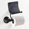 Leyden Bronze Toilet Paper Holder, Oil Rubbed Bronze Tissue Roll