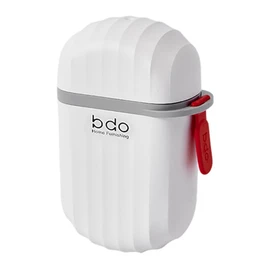 Travel Soap Case, Portable Bar Soap Holder for Traveling, Leakproof Soap Container with Lid, Soap Dish for Bathroom, Shower, School, Gym, Vacation, Camping, Outdoor-Transparent-Black (1, White)