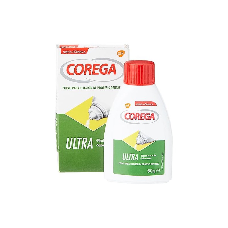 Corega Ultra Polvo Dent Adh 50G Med