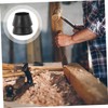 Abaodam 4pcs Reinforced Metal Axe Wedges Kit for Carpentry and
