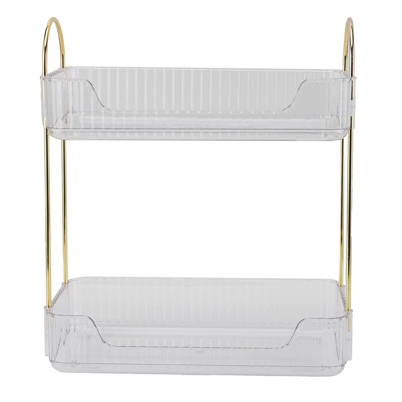 Double Layer Makeup Stand Modern Light Luxury 2 Tier Makeup