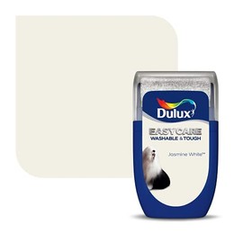 Dulux Easycare Washable & Tough Tester Paint, Jasmine White, 30 ml