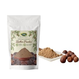 Thanjai Natural Reetha | Aritha | Soapnuts (Sapindus Mukorossi) Powder 400gm For Silky & Smooth Hairs | Hair Cleansing & Conditioning | Hair, Face & Skin Care - 100% Pure and Natural Homemade Product