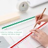 Architectural Scale Ruler, 12” Plastic Architect Scale, Triangular Ruler for