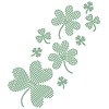 Rhinestone Genie Shamrock Cluster - Magnetic Rhinestone Template