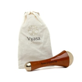Vyasa Ayurveda Kansa Massage Wand 130 millimeter