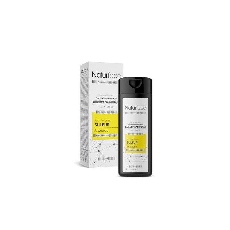 NATURFACE Schwefel Shampoo gegen Schuppen 400ml