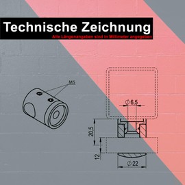 PRIOstahl Cross Bar Holder Truss Holder Continuous – Pack of 10 for Round Bar 12 mm Connection: Flat for Cross Bars Cross Bar Railing Railing Rustproof Stainless Steel V2A