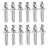 SUPVOX 12pcs Tungsten Trekking Pole Tips Replacement Alpenstock Tips for