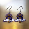 He Is Risen Cross Easter Earrings