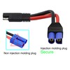 GINTOOYUN EC5 to SAE Cable, EC5 F/M Plug to SAE