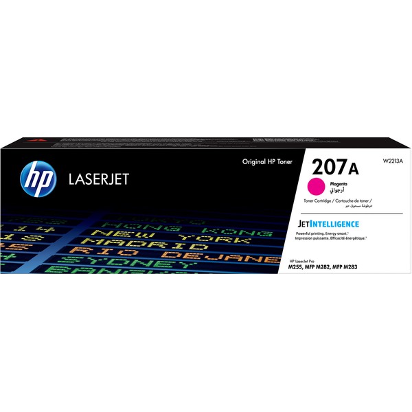 HP W2213A 207A Original LaserJet Toner Cartridge, Magenta, Single Pack