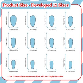 Almond Press on Nails Medium 3D Fake Nails Gold Curve Line False Nails with Jellyfish Floral Starfish Shell Designs Summer Acrylic Nails Handmade Nail White Glossy Glue on Nail for Women Girls 30Pcs