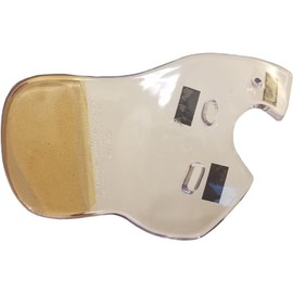 Markwort C-Flap Batter's Cheek & Jaw Protector, Clear (LHB-C)