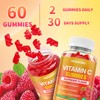 HUUAYAO Vitamin C Gummies for Adults, Chewable Vitamin C Gummies
