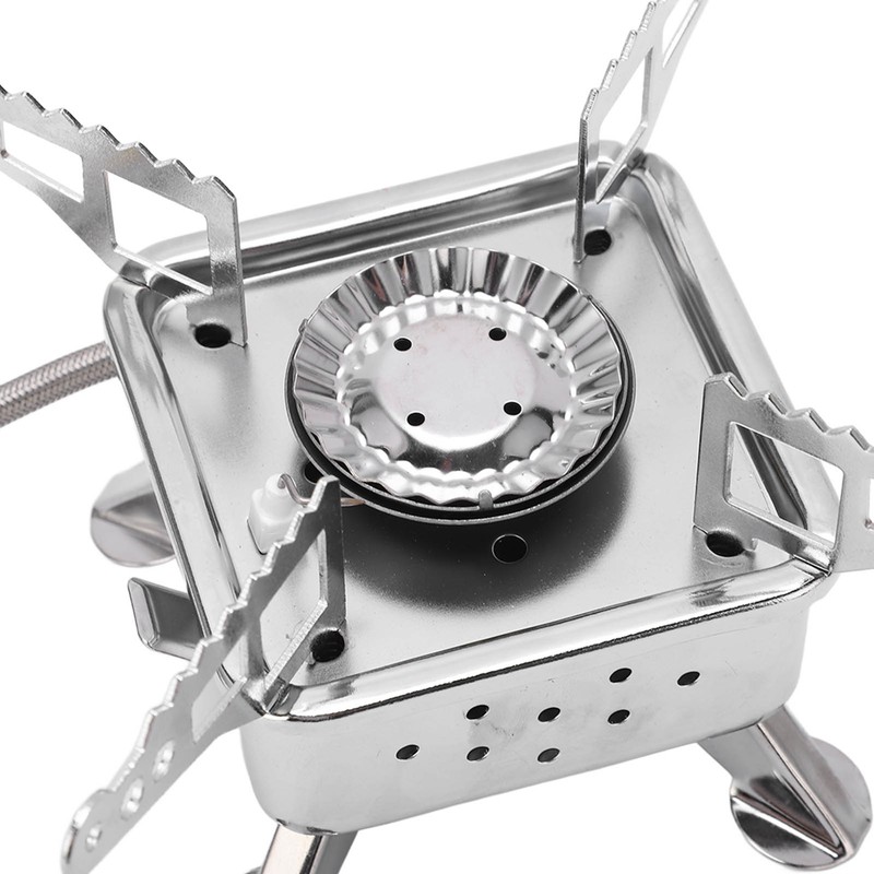 Foldable Camping Stove Light Weight Four Legged Design Safe Portable