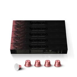 Nespresso Capsules OriginalLine, Colombia Master Origin, Medium Roast Coffee, 50 Count Coffee Pods