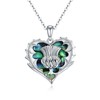 VONALA Scottish Thistle Jewelry for Women Sterling Silver Scotland Thistle