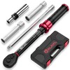 Magnetic Spark Plug Socket Set with Torque Wrench 3/8 Drive,