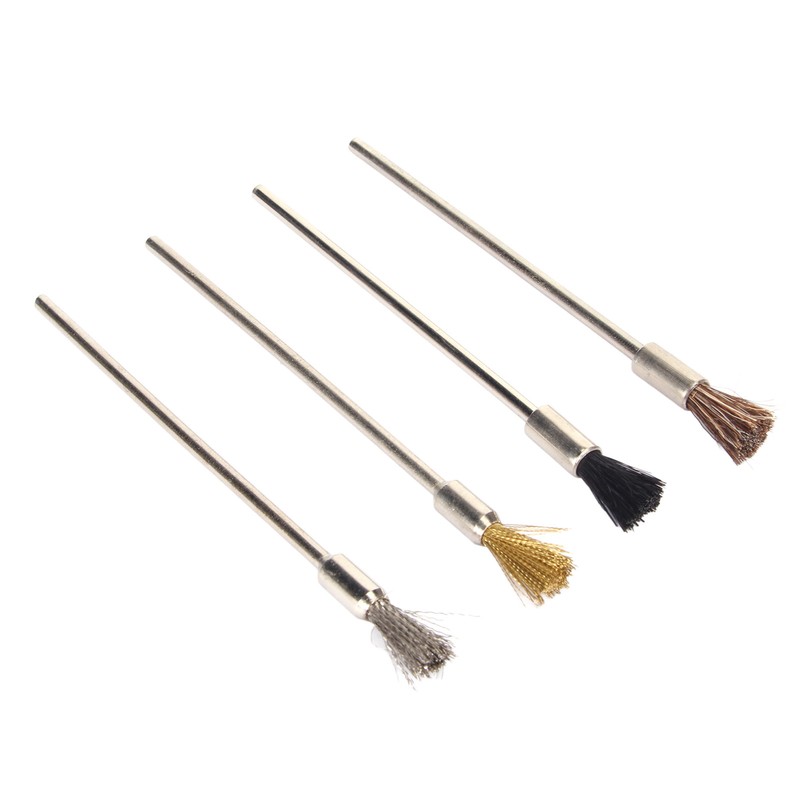 4pcs Watch Cleaning Wire Brush Watch Polishing Multi Functional Rust
