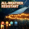 Patioman LED String Lights for Patio Umbrella - 60 Shatterproof