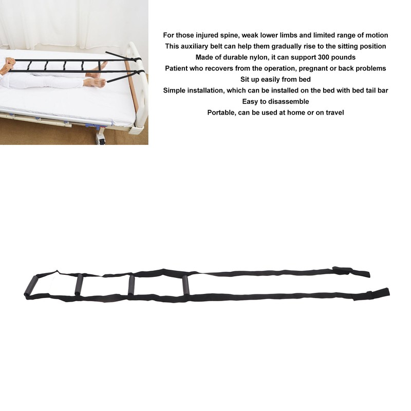 Elderly Sit Up Rope Nylon Length Adjustable Assist Bed Rope