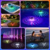 Cootway Floating Pool Lights w/Remote, 6.5 Inch RGB Solar Pool