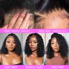 Deep Wave Lace Front Wigs Human Hair Pre Plucked