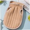 BIUDECO 3pcs Exfoliating Bath Mitt Set Comfortable Dual Sided Skin