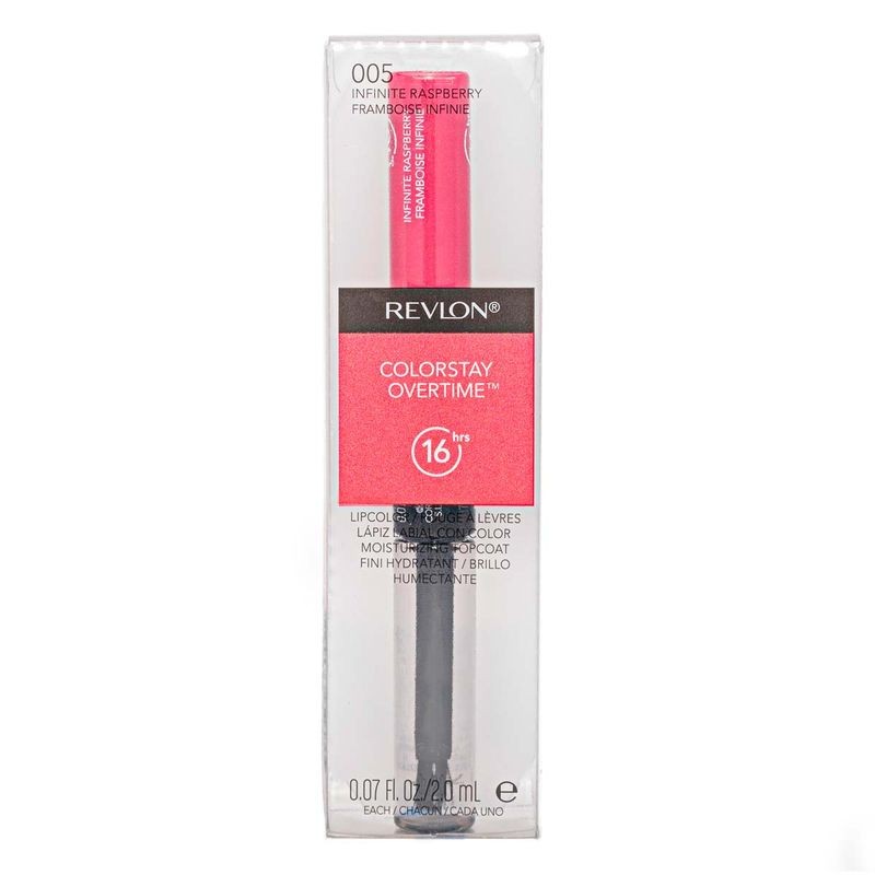Labial Líquido Revlon ColorStay Overtime Lipcolor 005 Infinite Raspberry