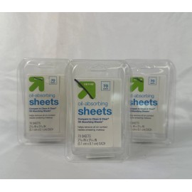 Up & Up New -Bundle of 3 - Up & Up Oil Absorbing Sheets (70 sheets in each box)