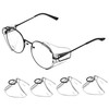 LALAFINA 2Pairs Eye Glasses Side Shields Durable Protector for Eyewear