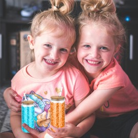 10 Pcs Snow Globe Tumbler Supplies Kit Glitter Funnel Bent Syringe for Snowglobes for Glitter Snow Globe DIY Contains Cup Making Supplies