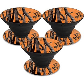 MightySkins Skin Compatible with PopSocket PopSocket - Orange Camo | Protective, Durable, and Unique Vinyl Decal wrap Cover | Easy to Apply, Remove, and Change Styles | Made in The USA