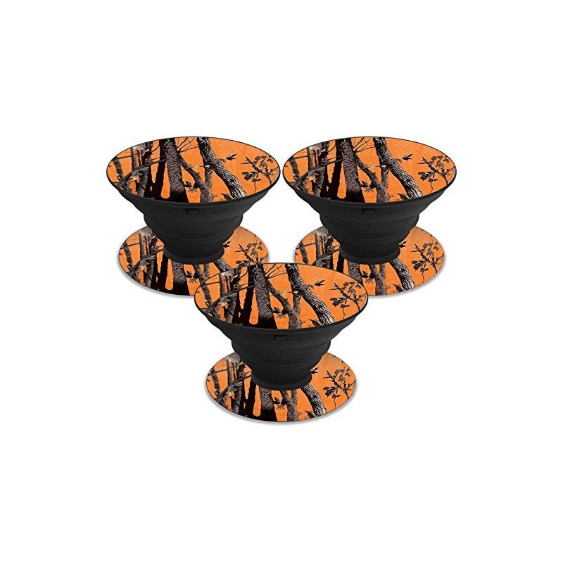 MightySkins Skin Compatible with PopSocket PopSocket - Orange Camo |